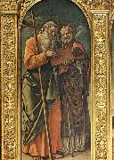Bartolomeo Vivarini Sts Andrew and Nicholas of Bari oil